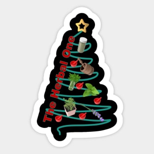 Herbal Xmas Tree Sticker